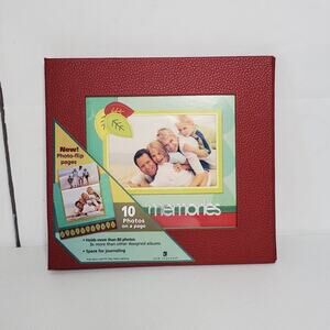 New Seasons Photo Scrapbook Keepsake Pebbled Album